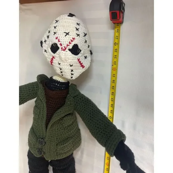 Handmade Crochet Jason Doll (38") Tall‎ - Picture 8 of 15